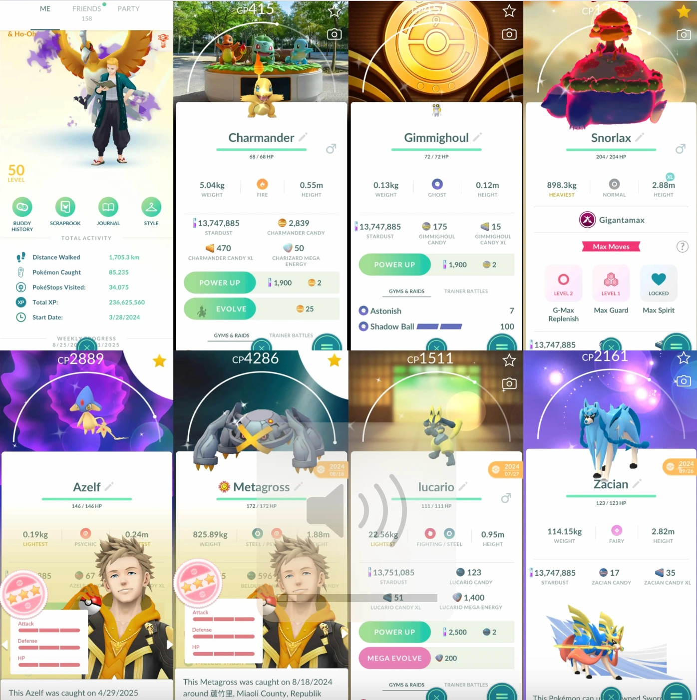 Pokémons 1496 - Level 50