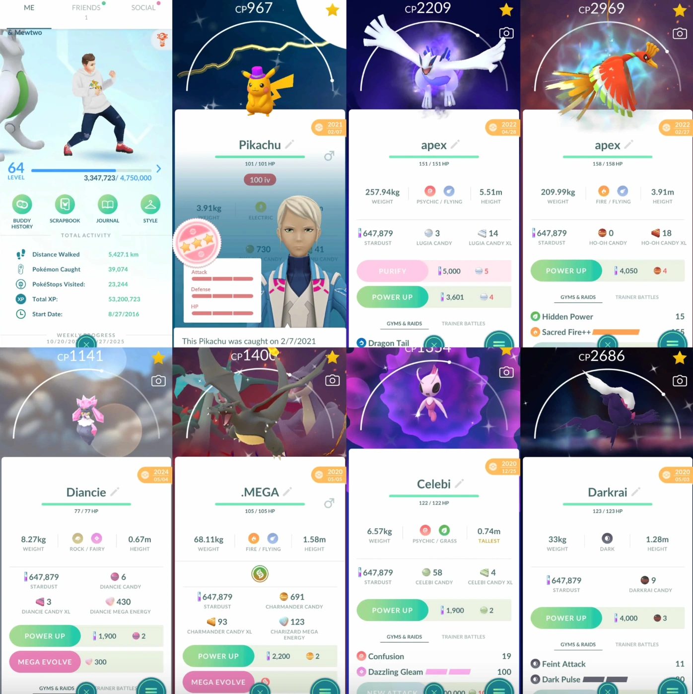 Pokémons 1589 - Level 64